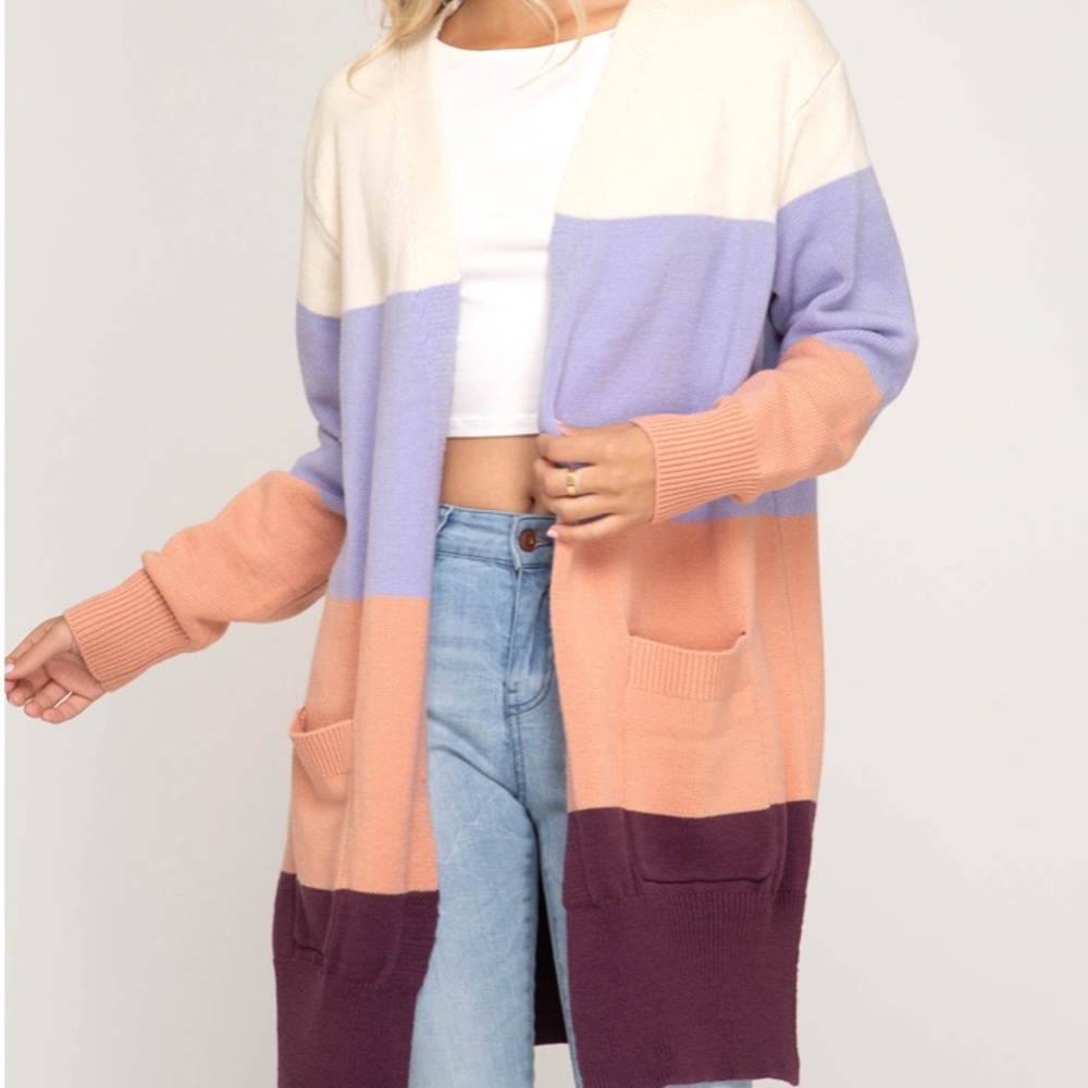 NWT - SHE & SKY Cosmopolitan Cardigan
